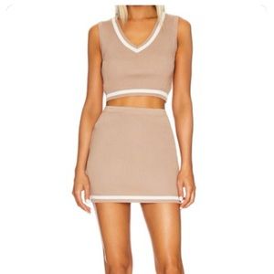 Revolve varsity skirt